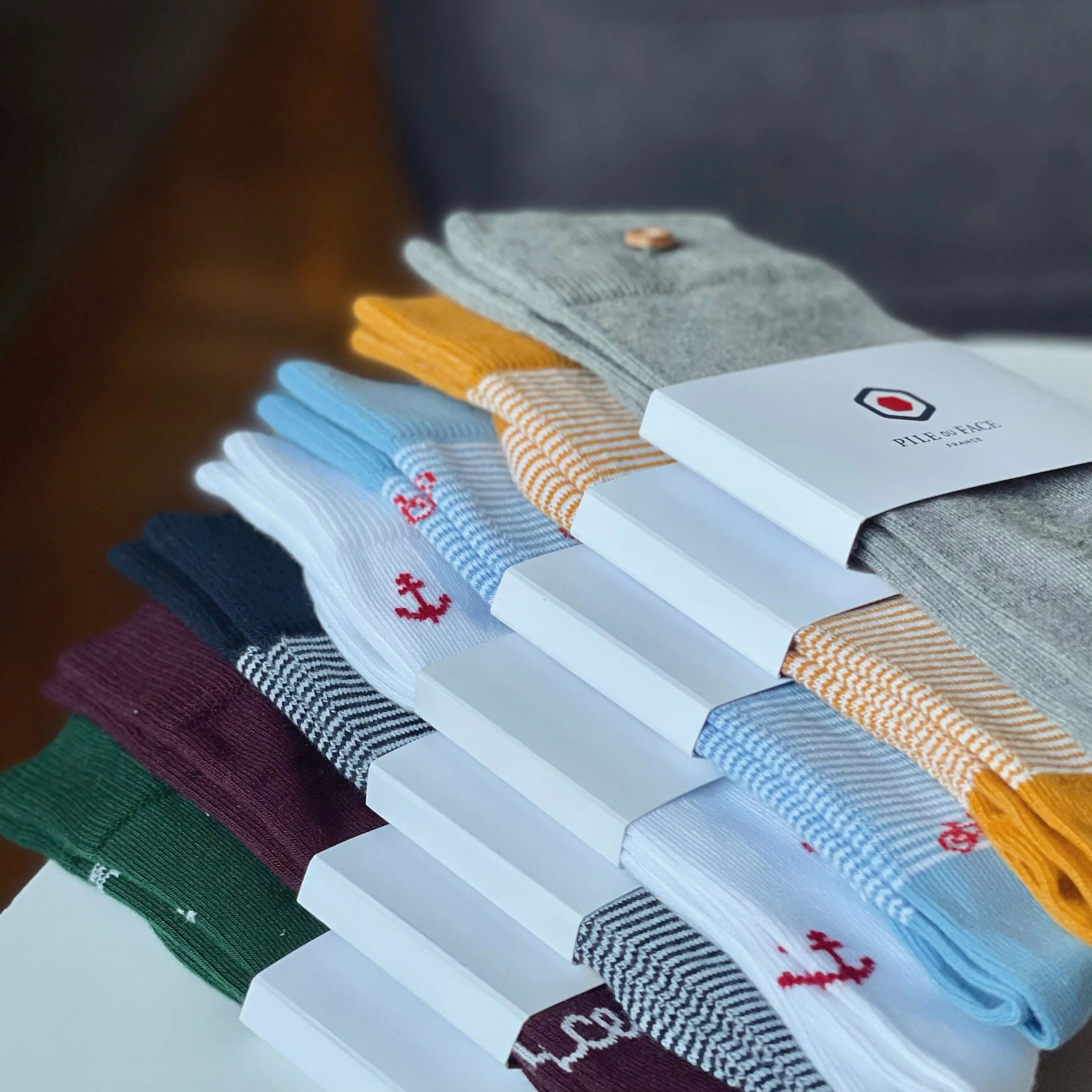 Le Semainier- Chaussettes made in France - Pile ou Face France