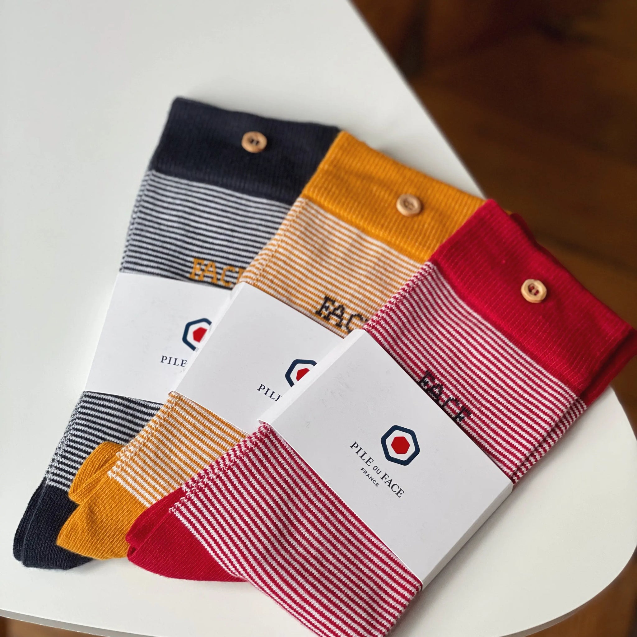 Le Trio Marin - Chaussettes Made in France - Pile ou Face France