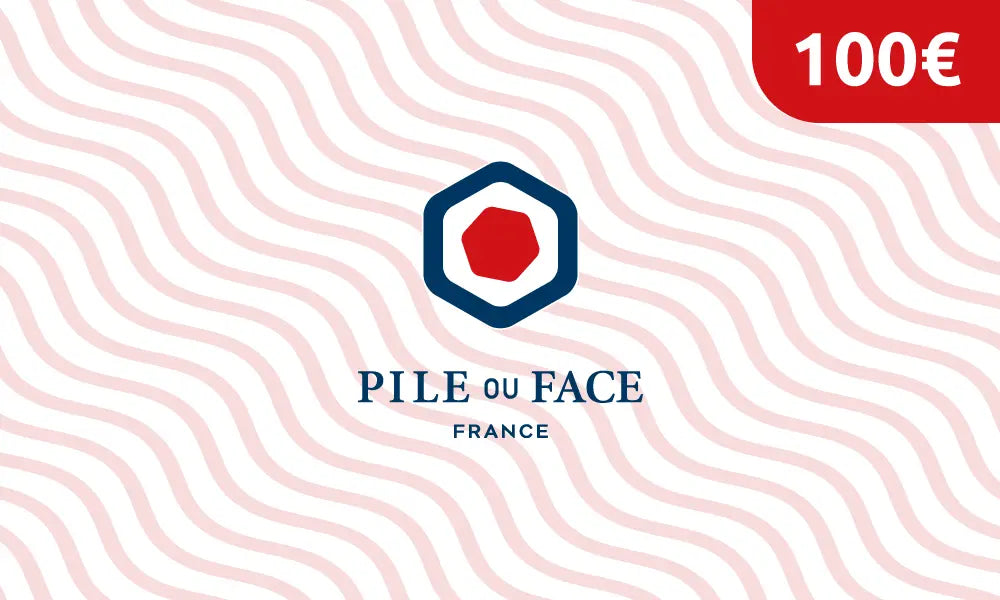 Carte-cadeau - 100€- Chaussettes made in France - Pile ou Face France